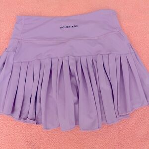 GOLDHINGE Purple pleated tennis/pickleball skirt Size XS-S